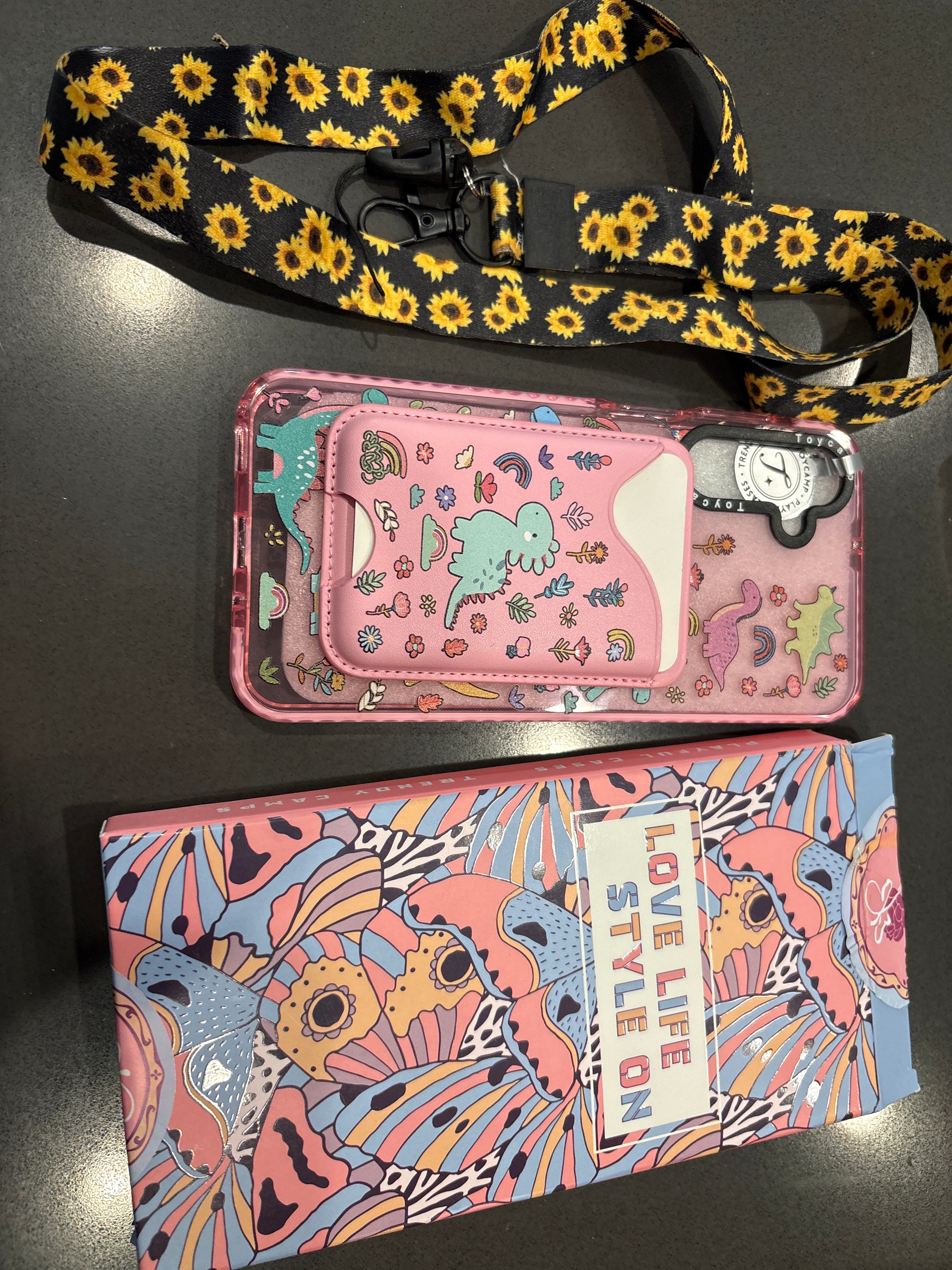 Samsung Galaxy phone case + lanyard