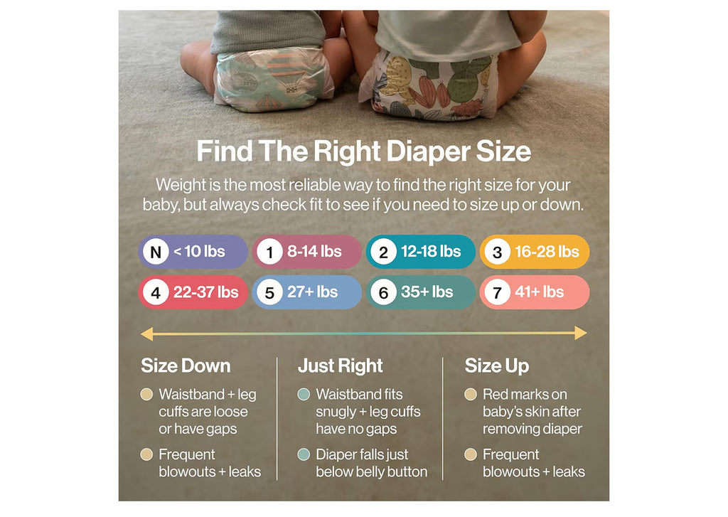 The Honest Company Comfort Dry Disposable Daytime Diapers For Sensitive Skin, Hypoallergenic, All The Alpacas + Turtle Time, Super Club Box Size 1 (8–14 Lbs), 136 Count