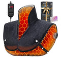 InVarme Neck And Shoulder Heating Pad: 2X Graphene Extra Hot Max 160? For Faster Deeper Pain Relief - 4H Auto Shut Off For Home Office Use - Machine Washable - Gifts For Dad Grandpa Husband