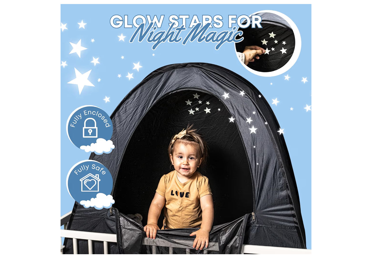 Talzora Baby Sleep Tent – Breathable Blackout Cover For Pack N Play, Crib Cover & Travel Sleep Pod, Easy Pop Up Setup For Toddlers And Babies Easy And Ready
