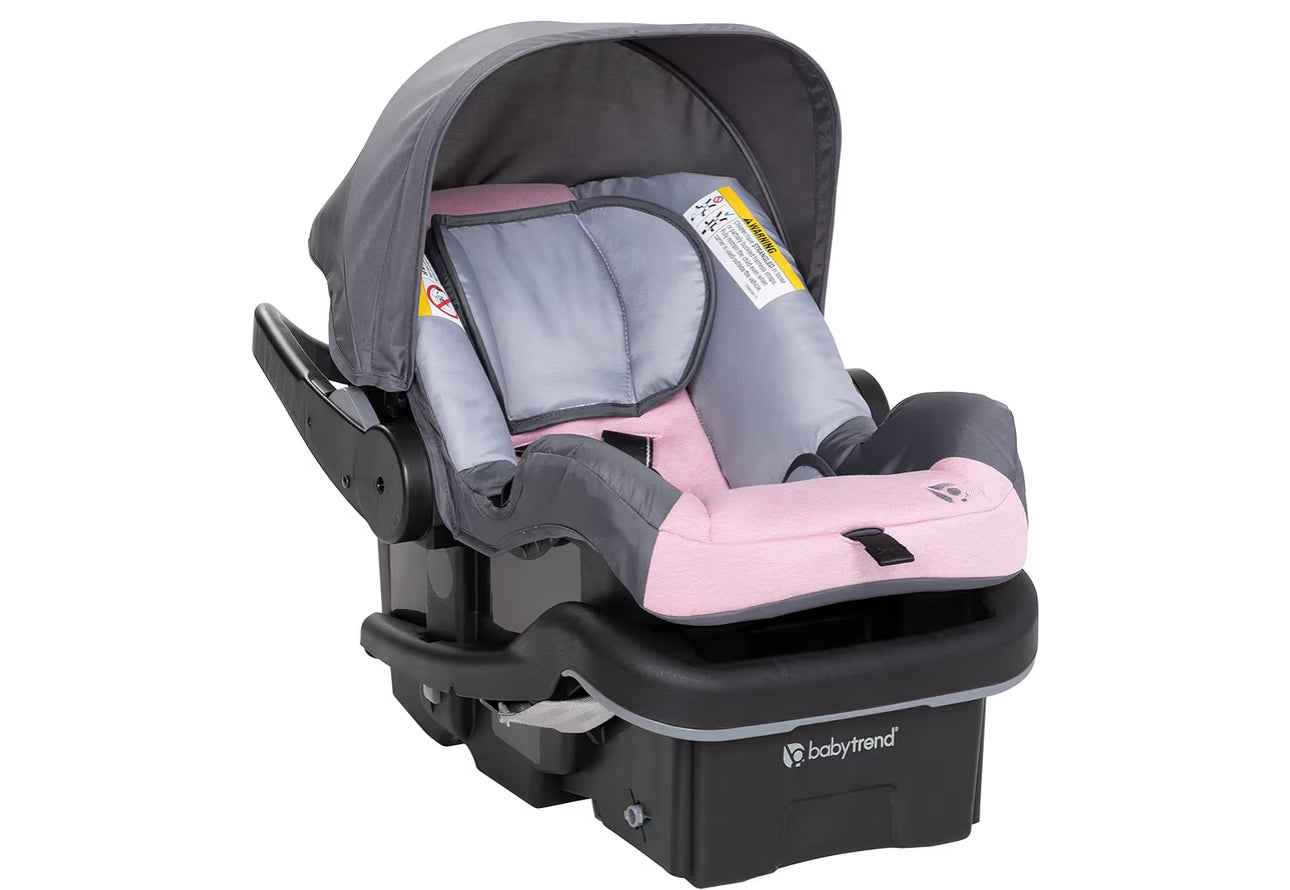 Baby Trend Passport® Cargo Stroller Travel System With EZ-Lift™ Plus Infant Car Seat, Pink Bamboo