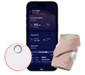 Owlet Dream Sock® - FDA-Cleared Smart Baby Monitor - Track Live Pulse (Heart) Rate, Oxygen In Infants - Receive Notifications - Dusty Rose