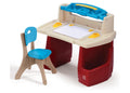 Step2 Deluxe Art Master Desk, Kids Activity Table & Chair, Arts & Crafts Desk, Made Of Durable Plastic, For Toddlers 3+ Years Old