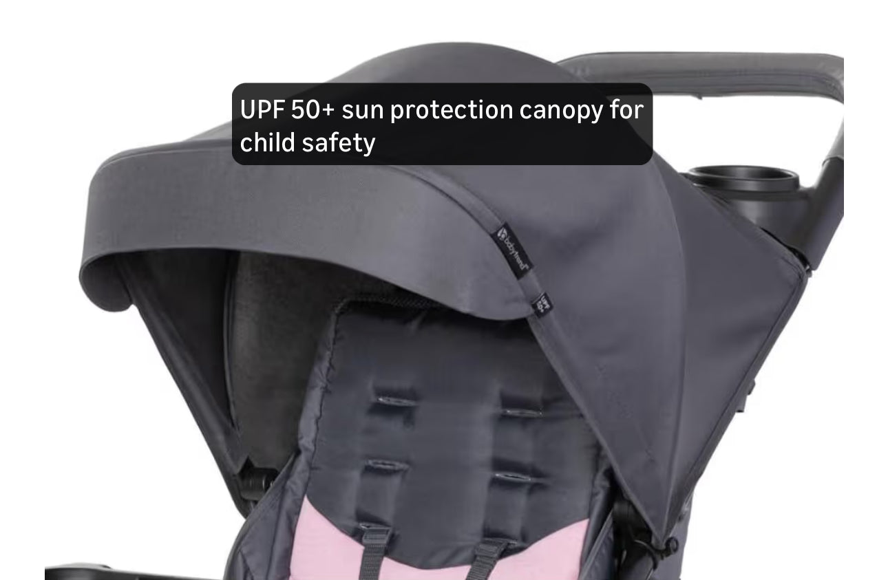 Baby Trend Passport® Cargo Stroller Travel System With EZ-Lift™ Plus Infant Car Seat, Pink Bamboo