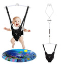 Baby Jumper, Baby Doorway Jumper With Adjustable Strap, Protable Baby Jumpers And Bouncers, Easy To Assemble, Baby Bouncer Jumper With Water Mat