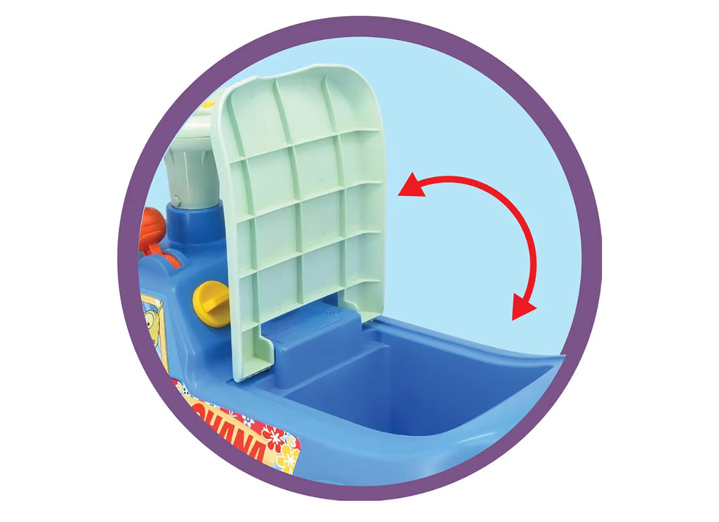 Kiddieland Stitch My First Ride-On, Lights & Sounds Foot-To-Floor Push Car With Interactive Dashboard, Storage Seat, Steering Wheel, For Toddlers Ages 12–36 Months