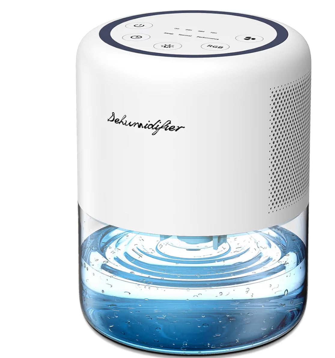 Windangel 44oz(1.3L) Small Dehumidifier For Home, Auto-Off Quiet Portable Dehumidifier With 3 Modes, 10 Color Lights, 4 Timer Settings For Bedroom Bathroom Closet (215 Sq.ft)