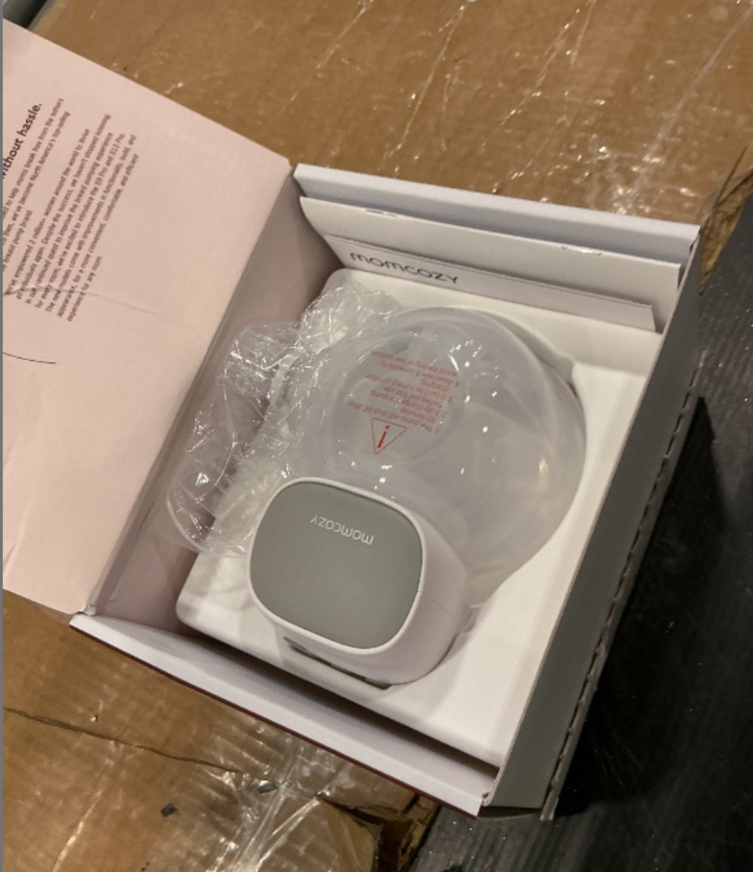 Momcozy S9 Pro Upgraded Wearable Breast Pump, Hands-Free Design With Extended Battery Life & LED Display, Double Electric Portable Pump With 2 Modes & 9 Levels, 24mm, 1 Pack, Gray