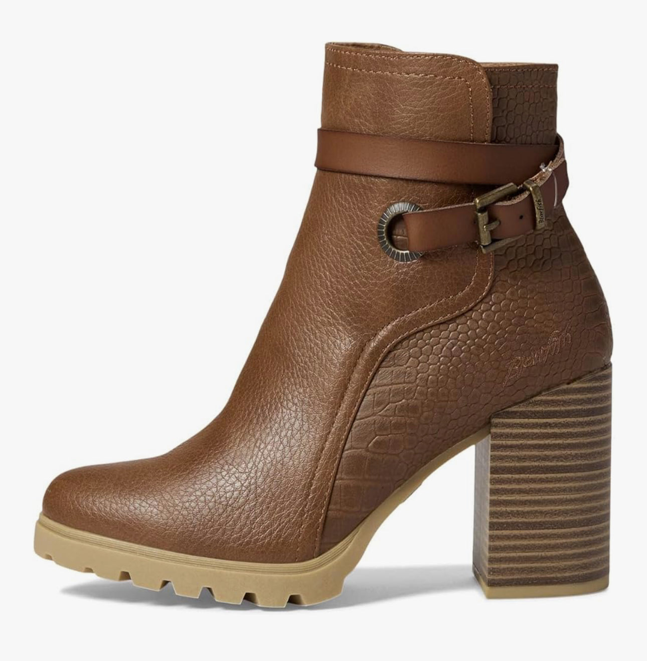 Blowfish Malibu Women's Winston Boot, Walnut Tumbleweed, 10M