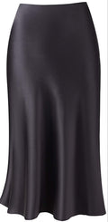 Satin Maxi Skirt- size large