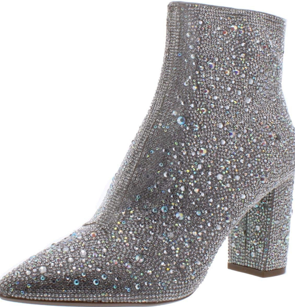 Betsey Johnson Women's Sb-Cady Ankle Boot, Rhinestone, 8