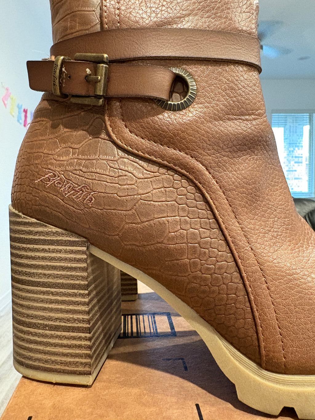 Blowfish Malibu Women's Winston Boot, Walnut Tumbleweed, 10M