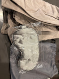 Inflatable pillow (?) with bag and eye mask