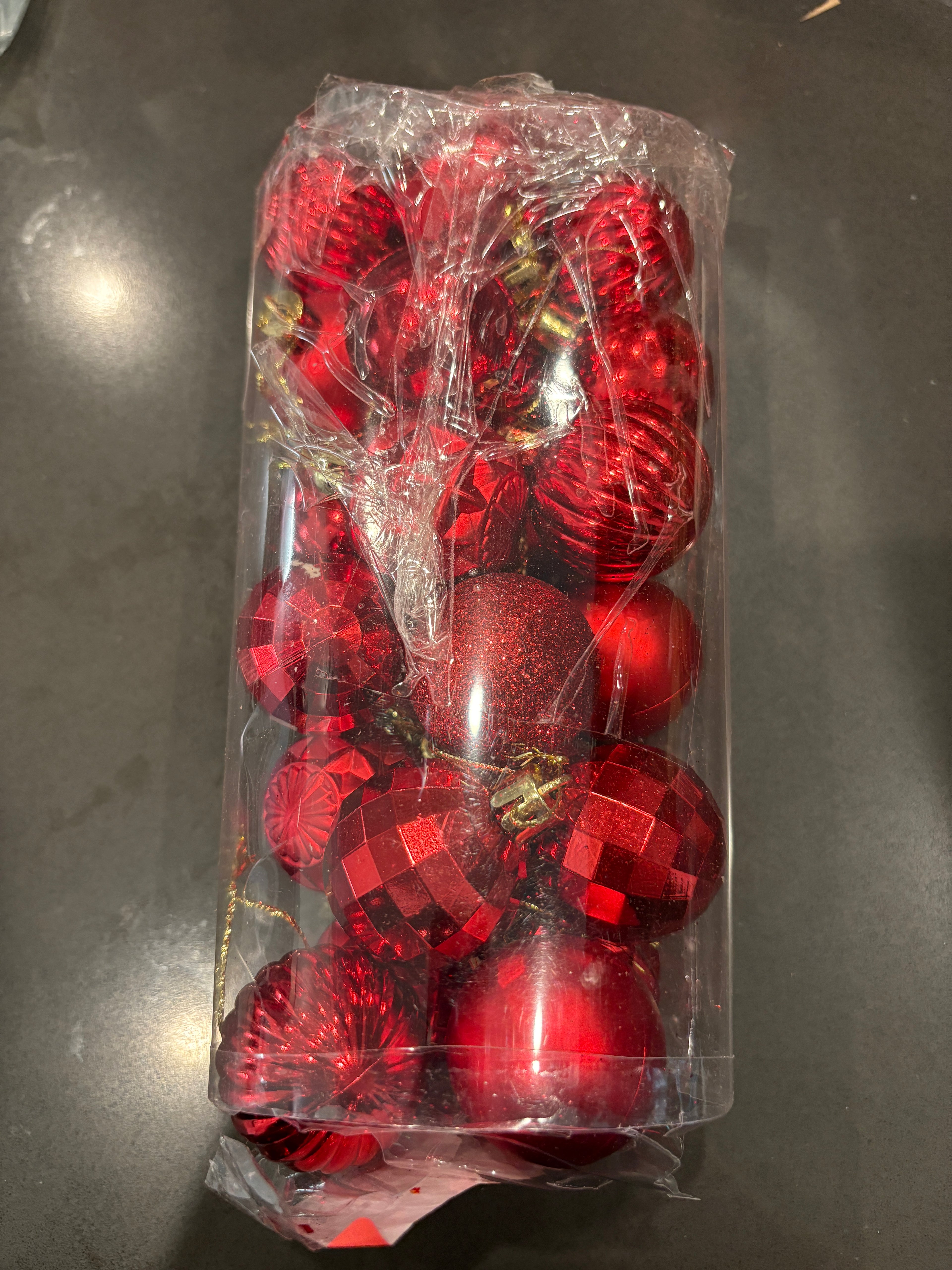 Small Red Christmas Tree Ornaments