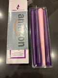 Set of 4 Wax Taper Candles