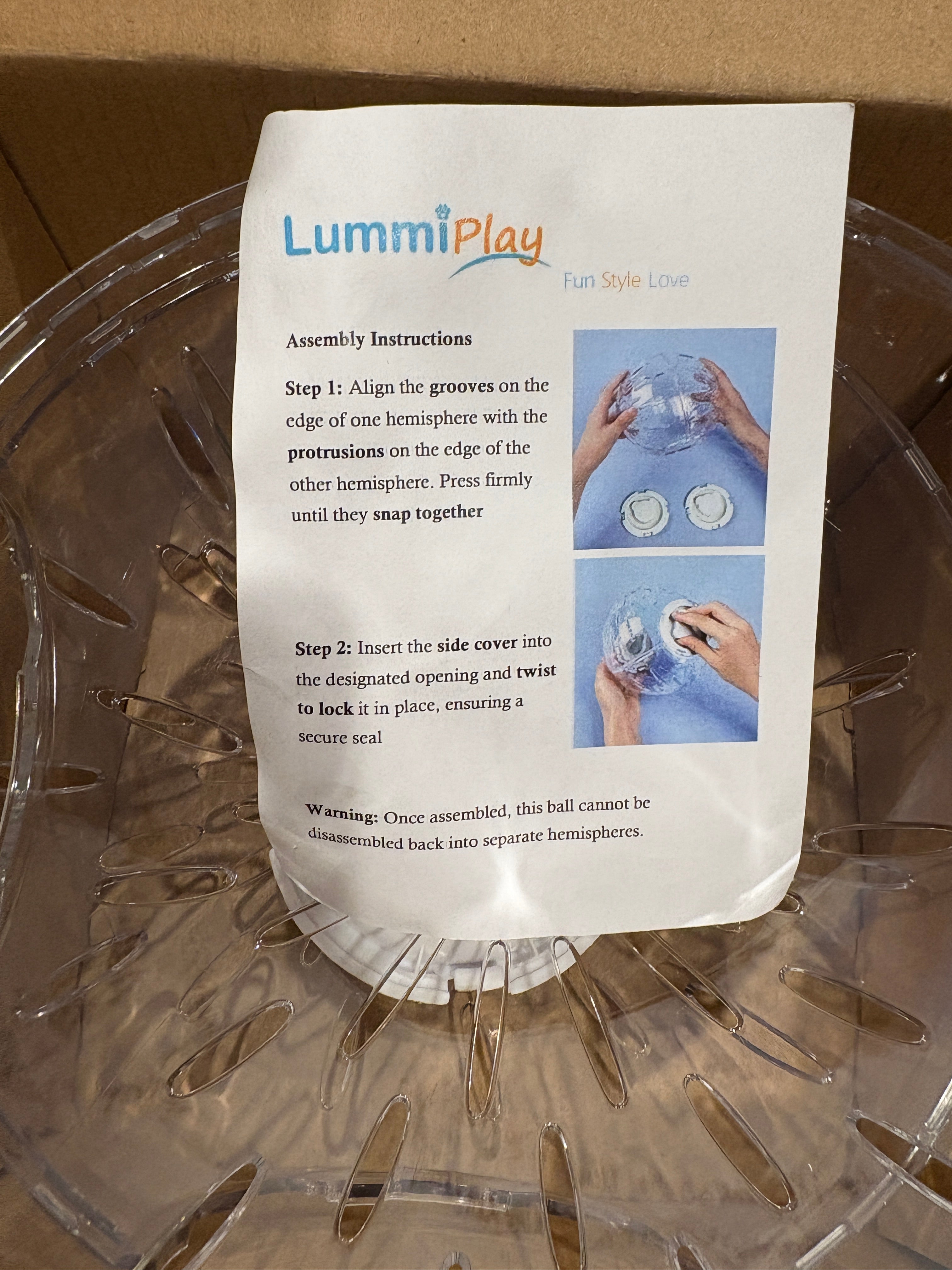 7.9 inch Hamster Ball, Exercise Toys, Running Clear Plastic Balls, Large Space, Easy to Clean, Portable Cage, for Small and Medium Hamsters, Syrian Dwarf Hamster, White