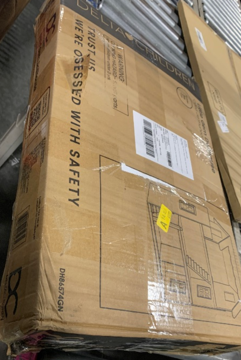 Delta Children Little Gem Dollhouse - 3-Story Dollhouse with 4 Rooms - Includes 16 Accessories - Fits 5-inch Dolls - Pretend Play Dream Gift for Ages 3+