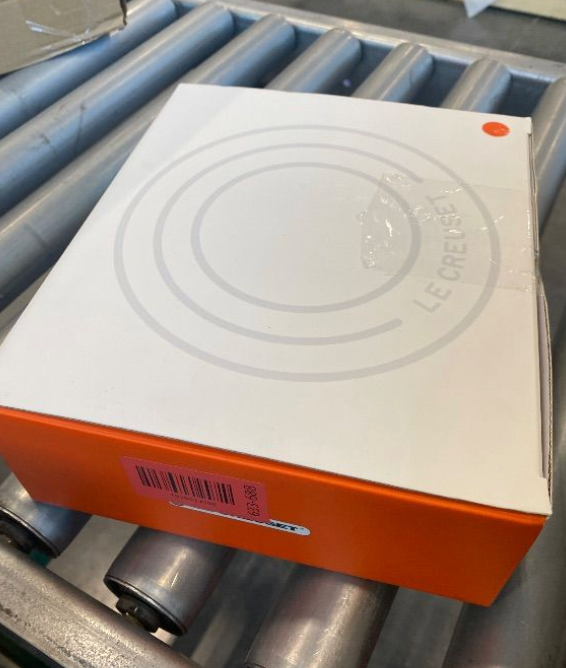 Le Creuset Stoneware Set of 4 Mini Cocottes with Cookbook, 8 oz. each, Flame