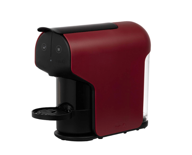 Delta Q Quick Espresso Capsule Machine – Compact Size – Works ONLY with Delta Q Pods (Red)