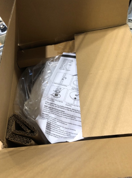 Coucrek Floor Lamp, LED Standing Lamps with White Plastic Shade, Black Modern Torchiere Floor Lamp, Tall Lamps for Living Room Dorm, Bulb not Included