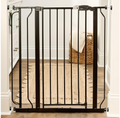 Regalo Safety 36" Extra Tall Baby Gate for Doorways & Bottom of Stairs, Pressure Mounted Walk Through Gate for Babies, Toddlers & Pets, Tested & Safe for 30 Years, American Designed, American Owned